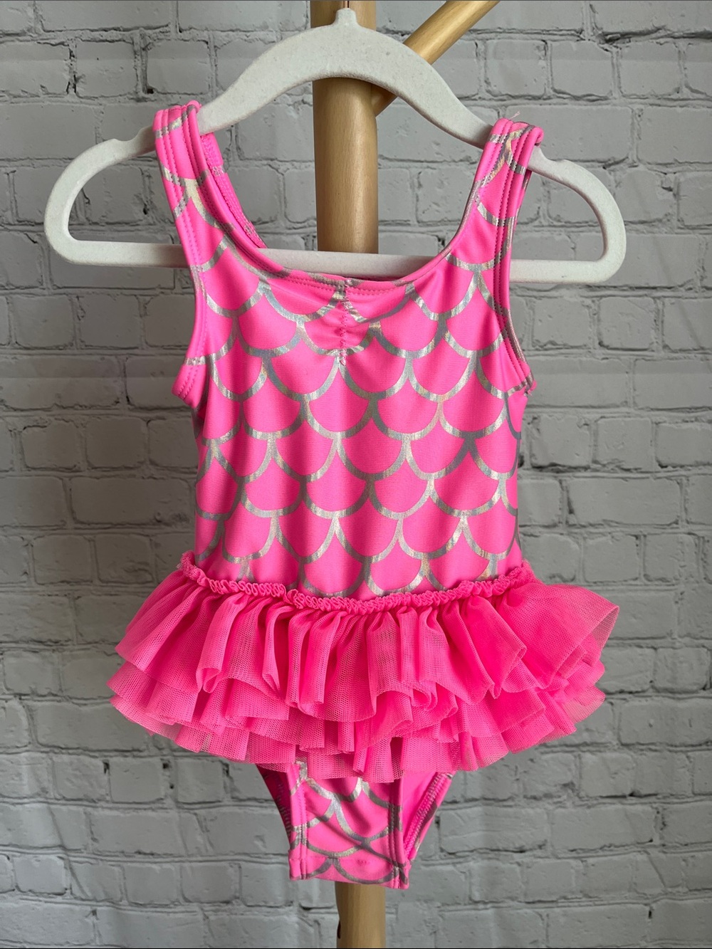 ⭐️⭐️ PICK 5 / $20 Cat & Jack Girls Pink Ruffled Mermaid Swimsuit